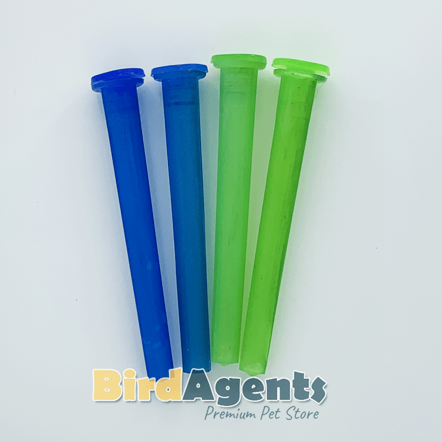 Bird Plastic Perch With Nut - For Cage & Aviary