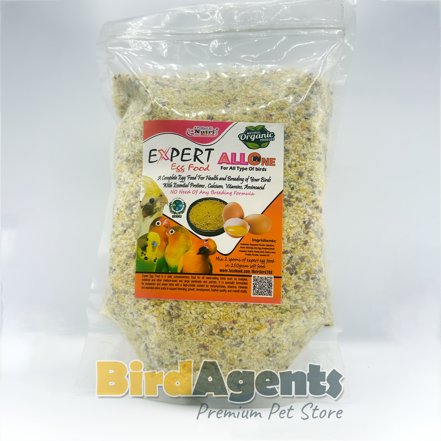 Expert All-in-One Egg Food – Complete Nutrition Food for Birds