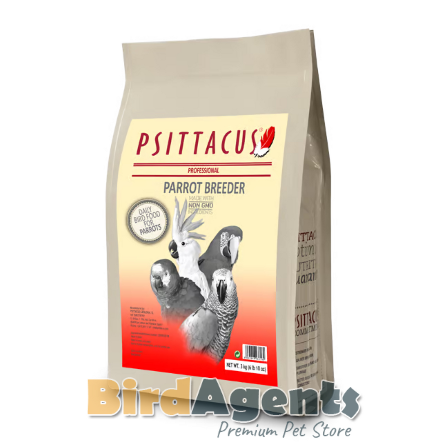 Psittacus Parrot Breeder Pellets - for Medium & Large Birds