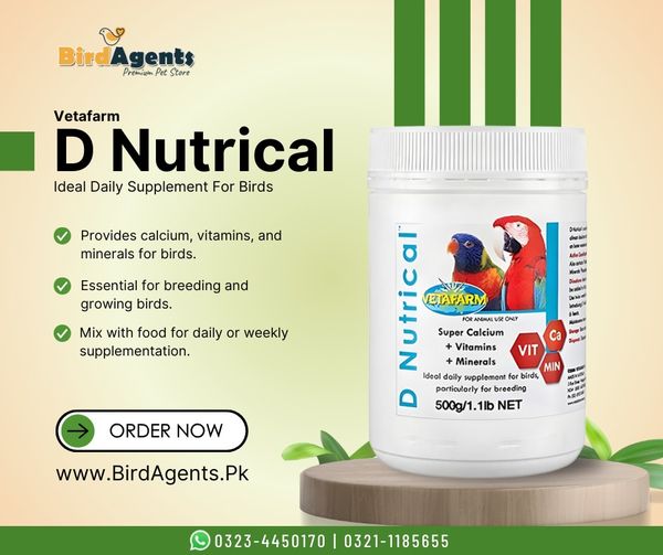 D Nutrical – Calcium & Vitamin Supplement for Birds
