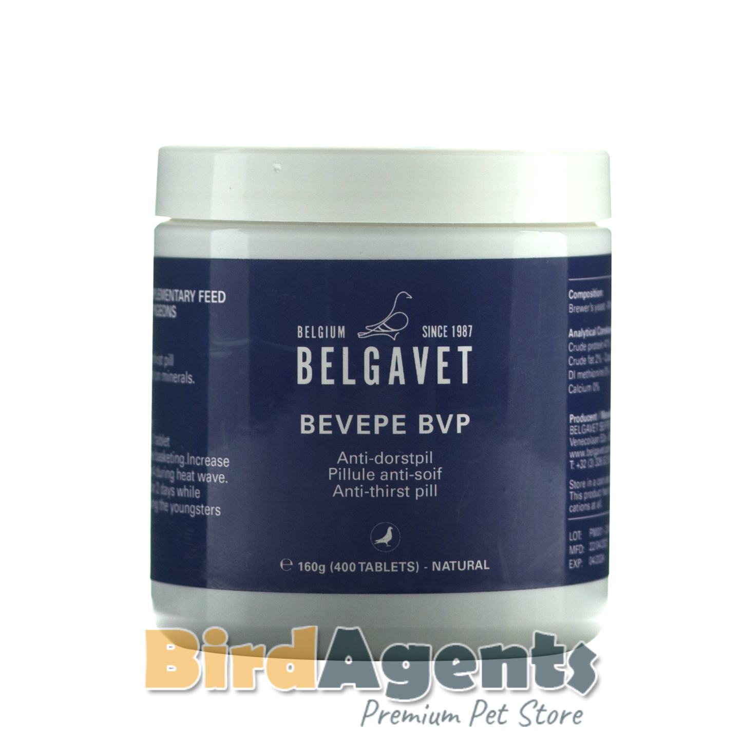 Bevepe BVP – Anti Thirst Tablets for Racing Pigeons