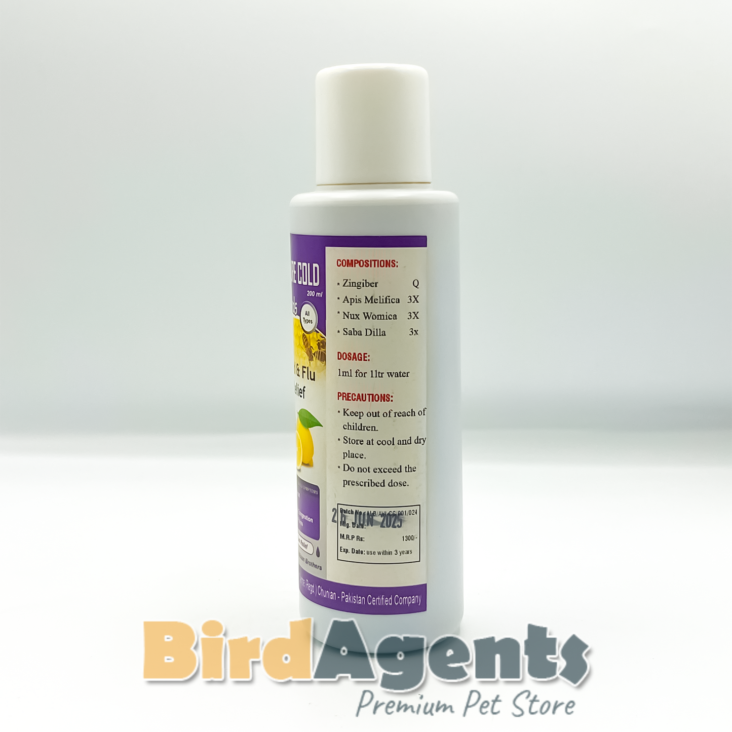 Avi Cure Cold - Relief Cold & Flue for Birds
