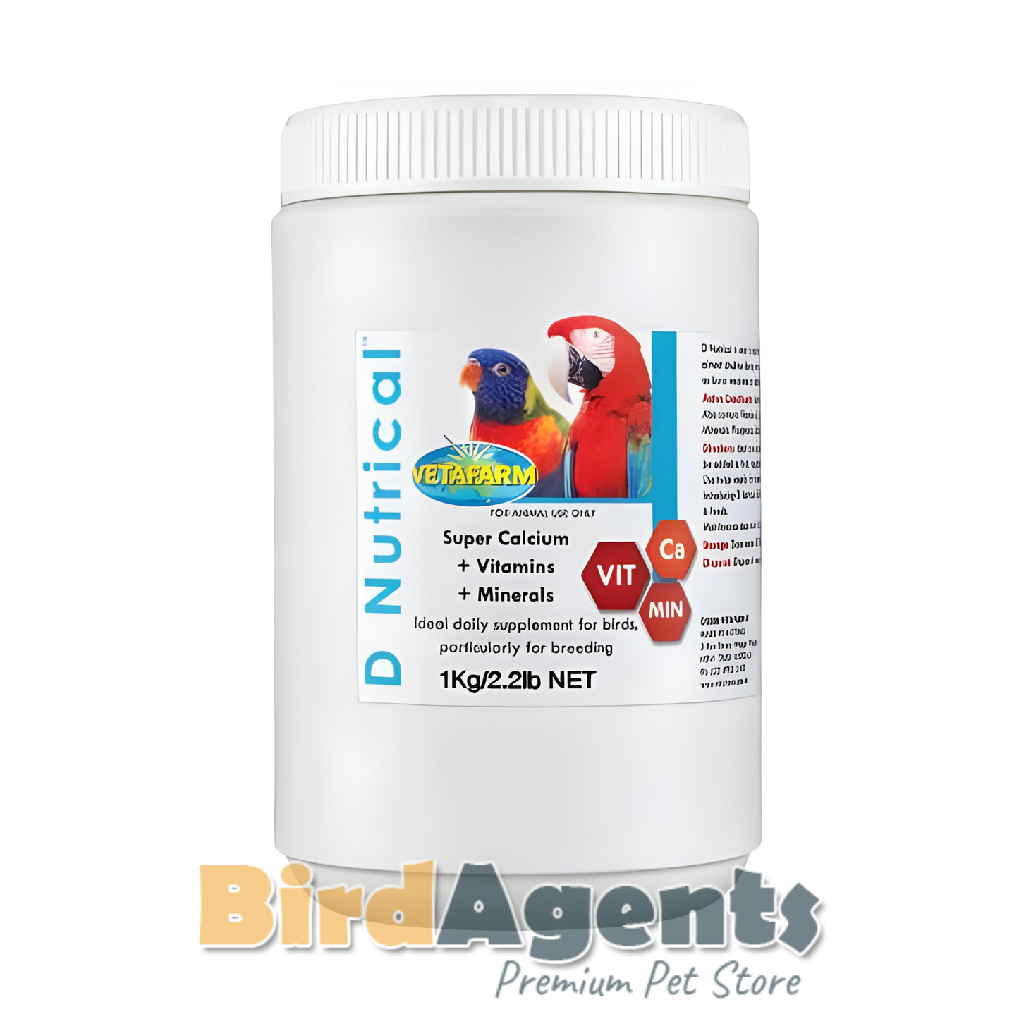 D Nutrical – Calcium & Vitamin Supplement for Birds