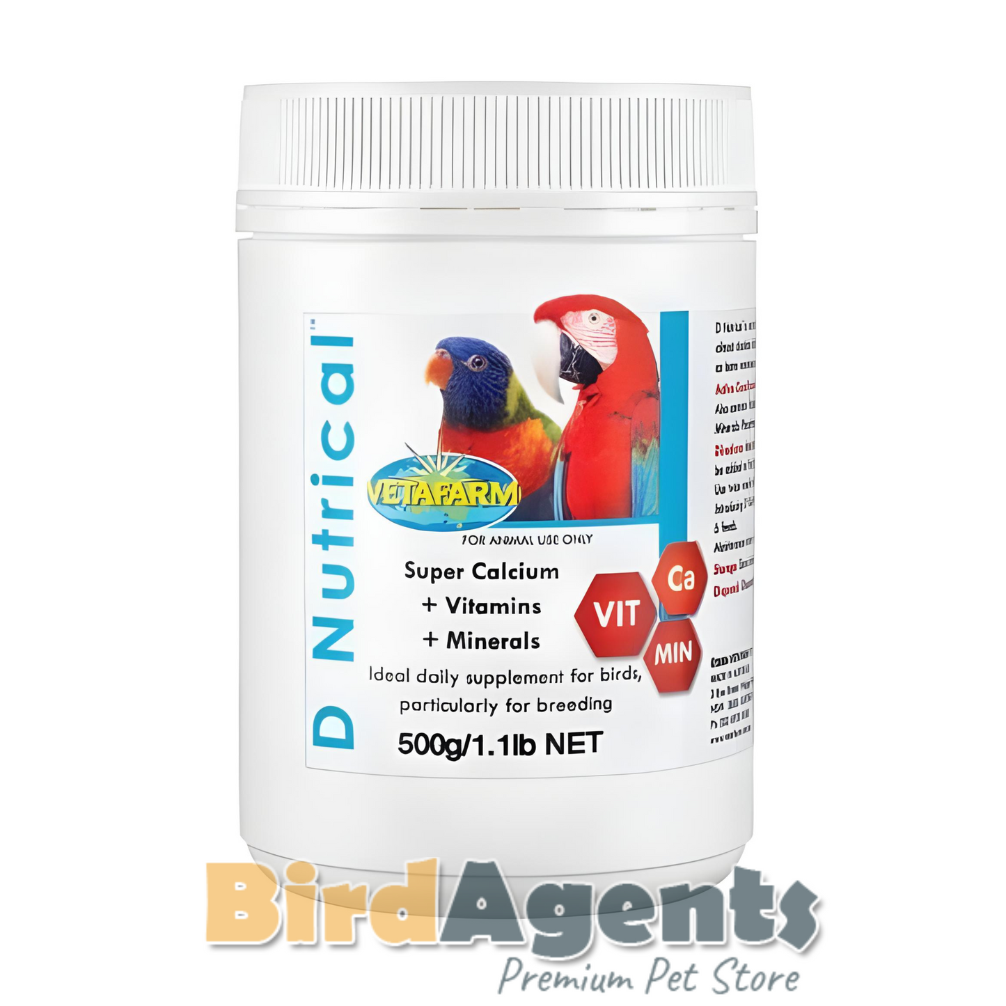 D Nutrical – Calcium & Vitamin Supplement for Birds