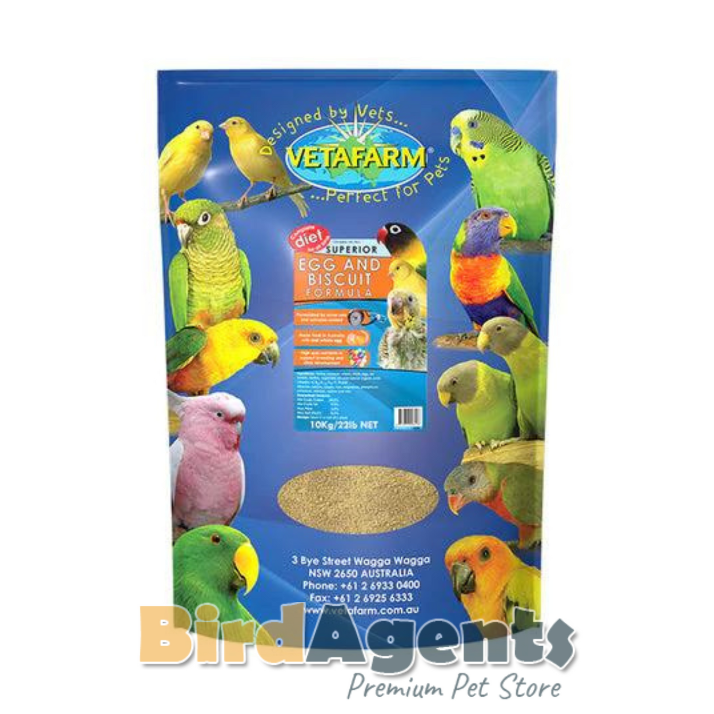 Superior Egg & Biscuit Formula – Complete Nutrition Blend for Birds