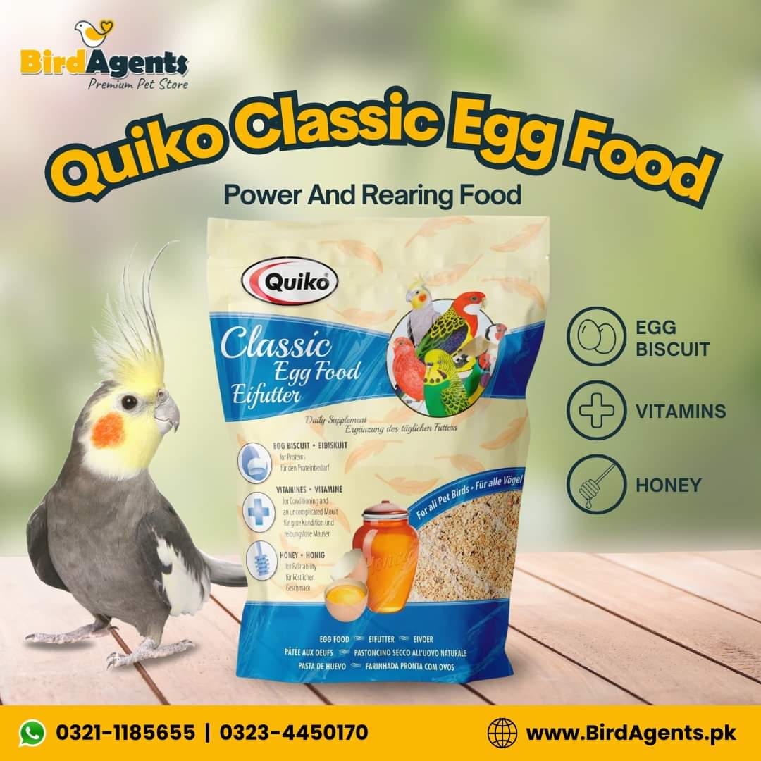 Quiko Classic Eggfood – Conditioning Feed for All Pet Birds