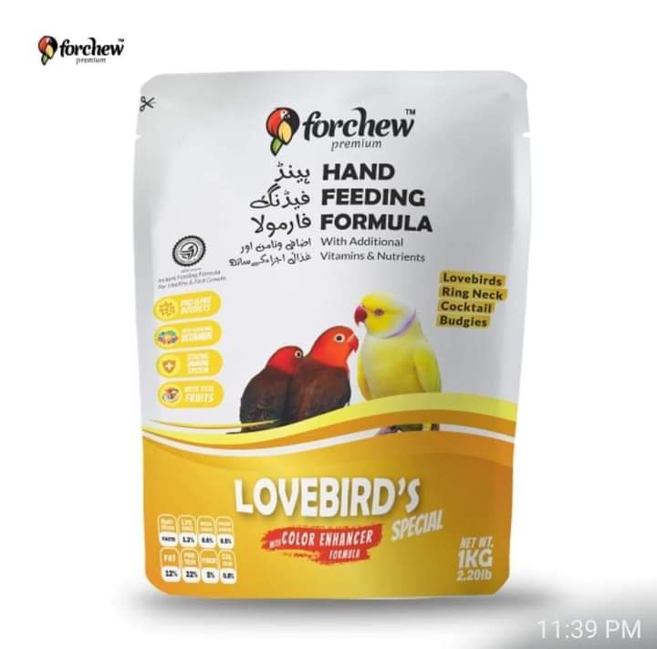 For Chew Love Bird Special Hand Feeding Formula