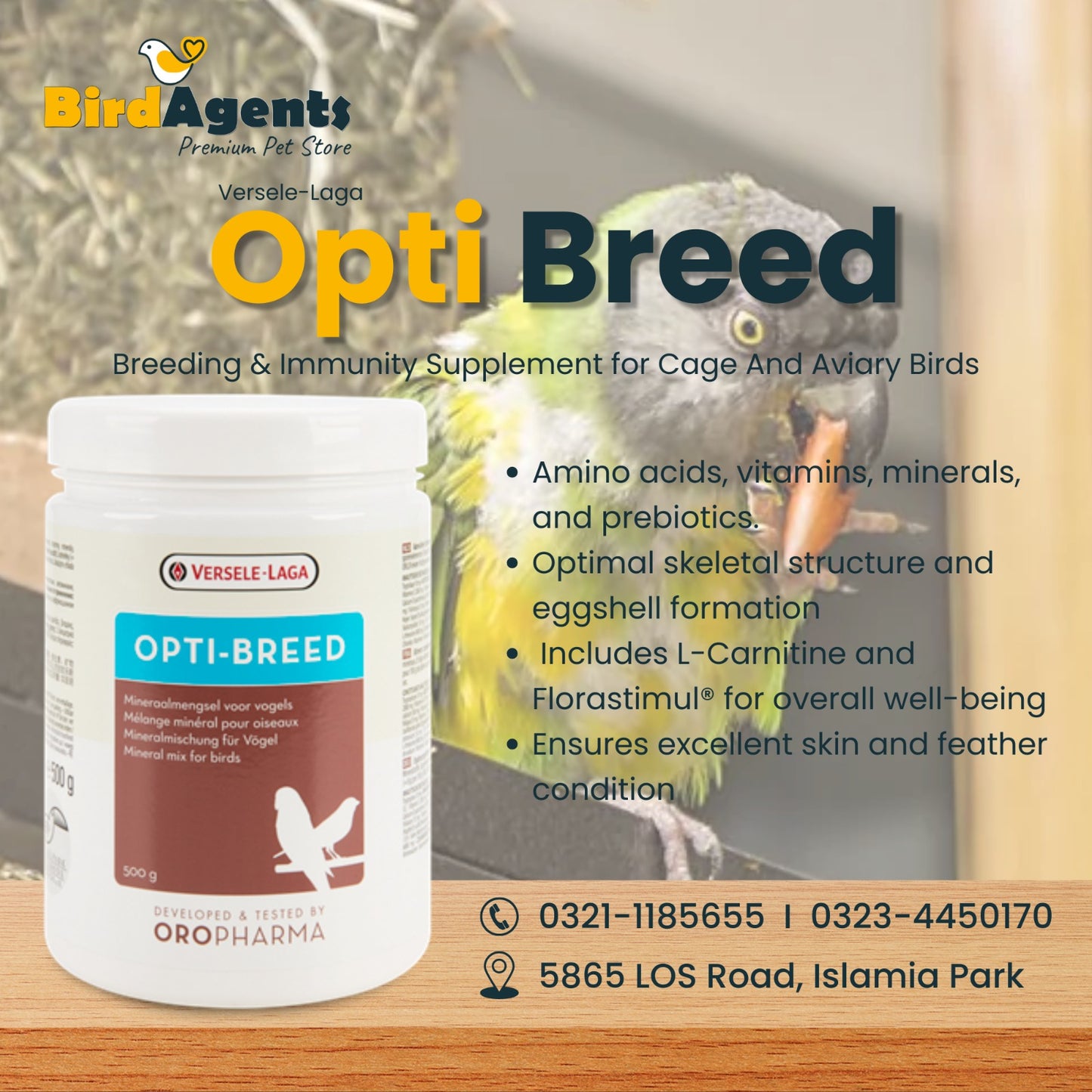 Opti Breed – Premium Breediing Supplement for Birds