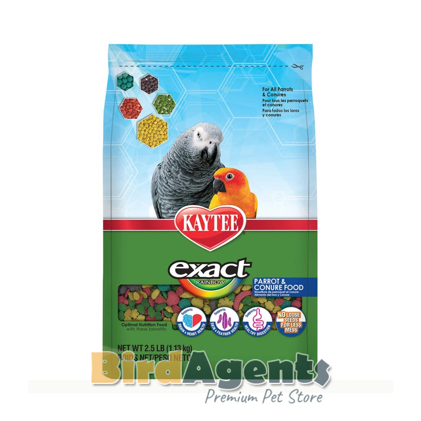 Kaytee Exact Rainbow Parrot and Conure Food