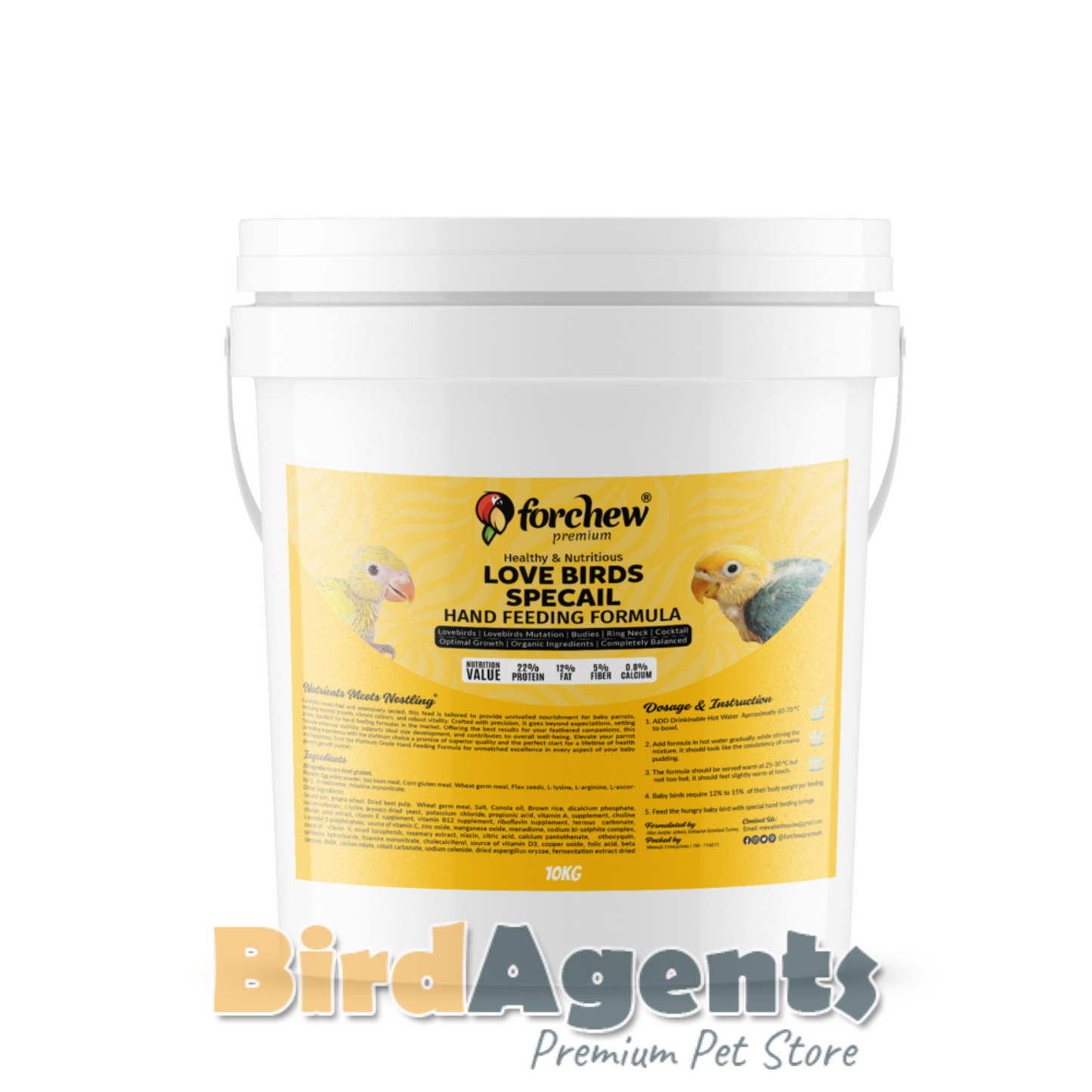 For Chew Love Birds Special - Hand Feeding Formula