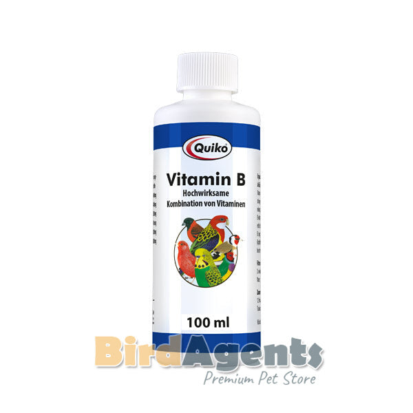 Quiko vitamin B: Highly effective B vitamins for birds
100ml