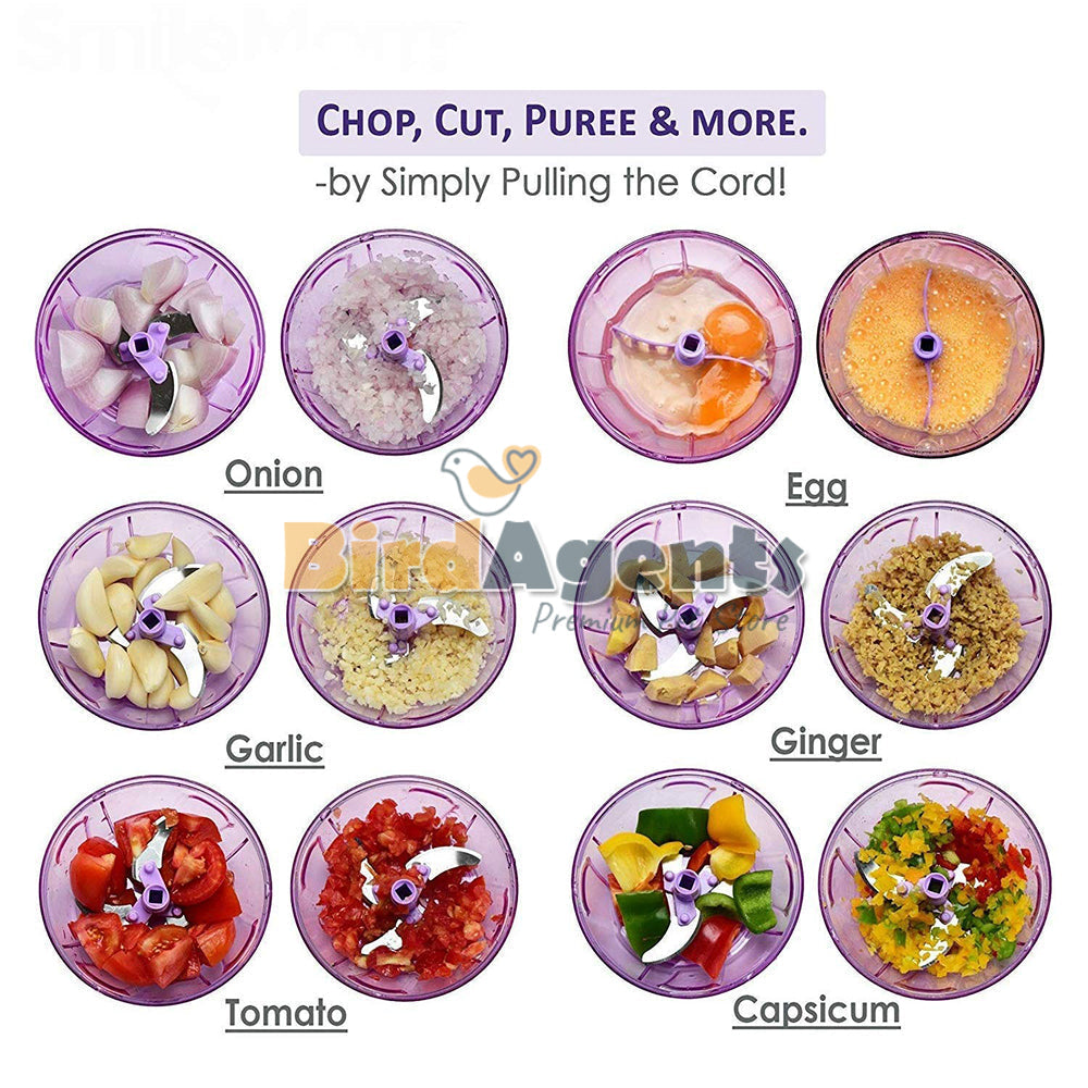 Chopper Pull String M - Ideal For Chopping Vegetables & Softfood