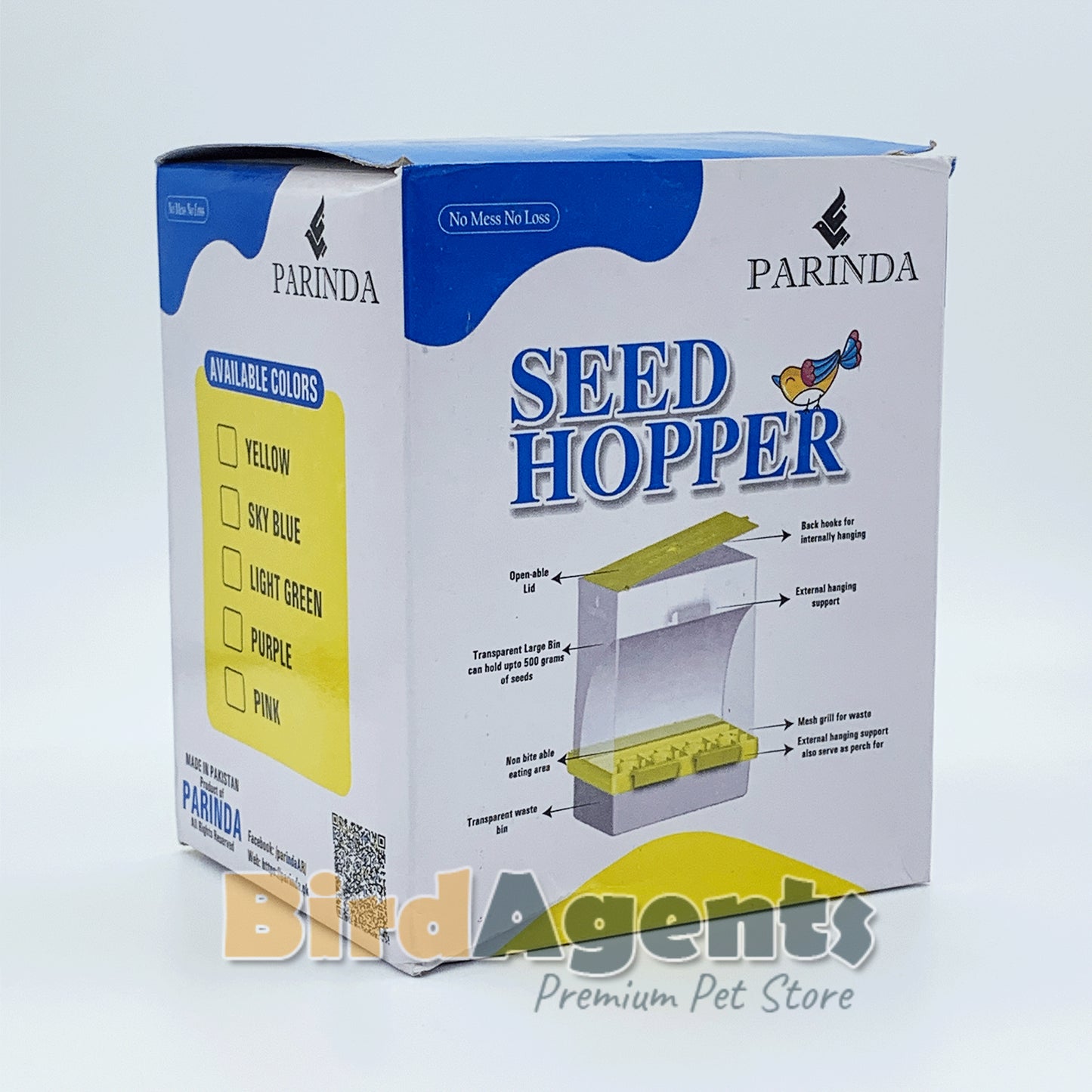 Seed Hopper Feeder - For Small Birds