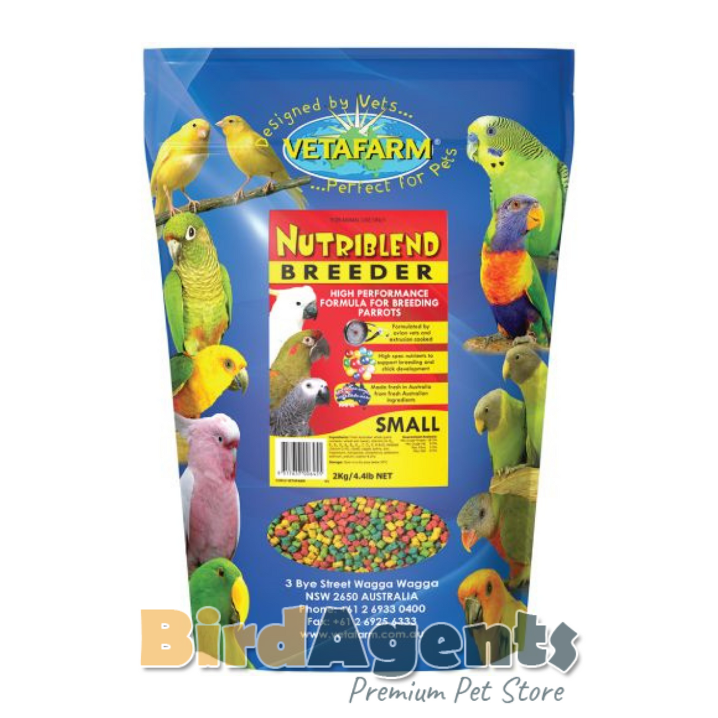 Nutriblend Breeder Pellets - Formulated diet for breeding birds