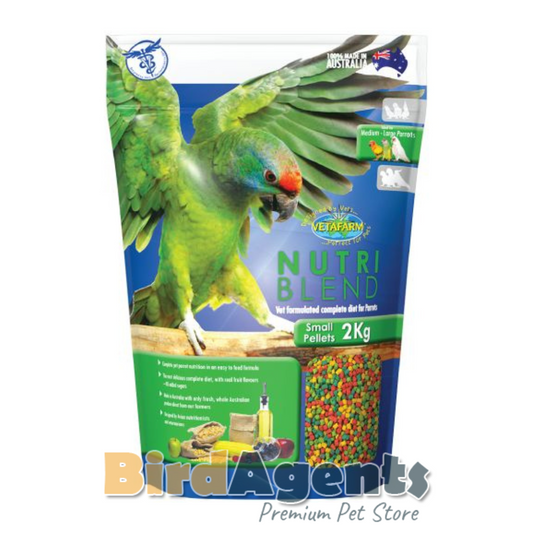 Nutriblend Small Pellets – Complete Nutritional Diet for Parrots