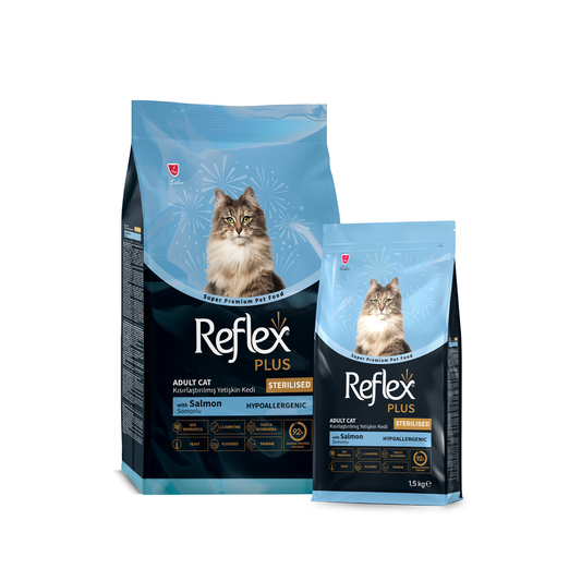 Reflex Plus Sterilised Adult Cat Food with Salmon