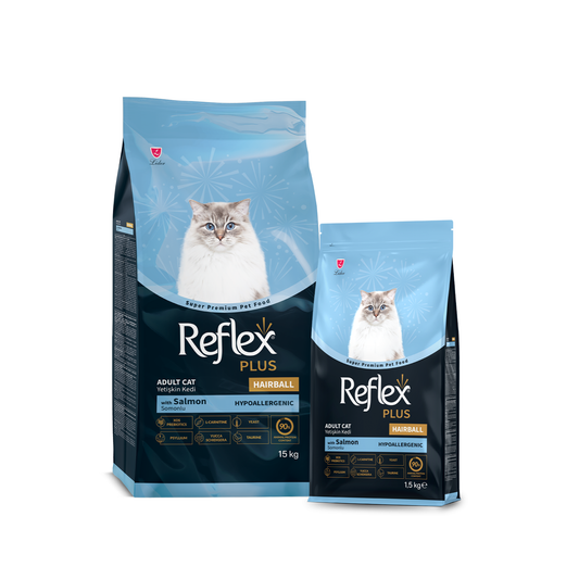 Reflex Plus Hairball Adult Cat Food with Salmon