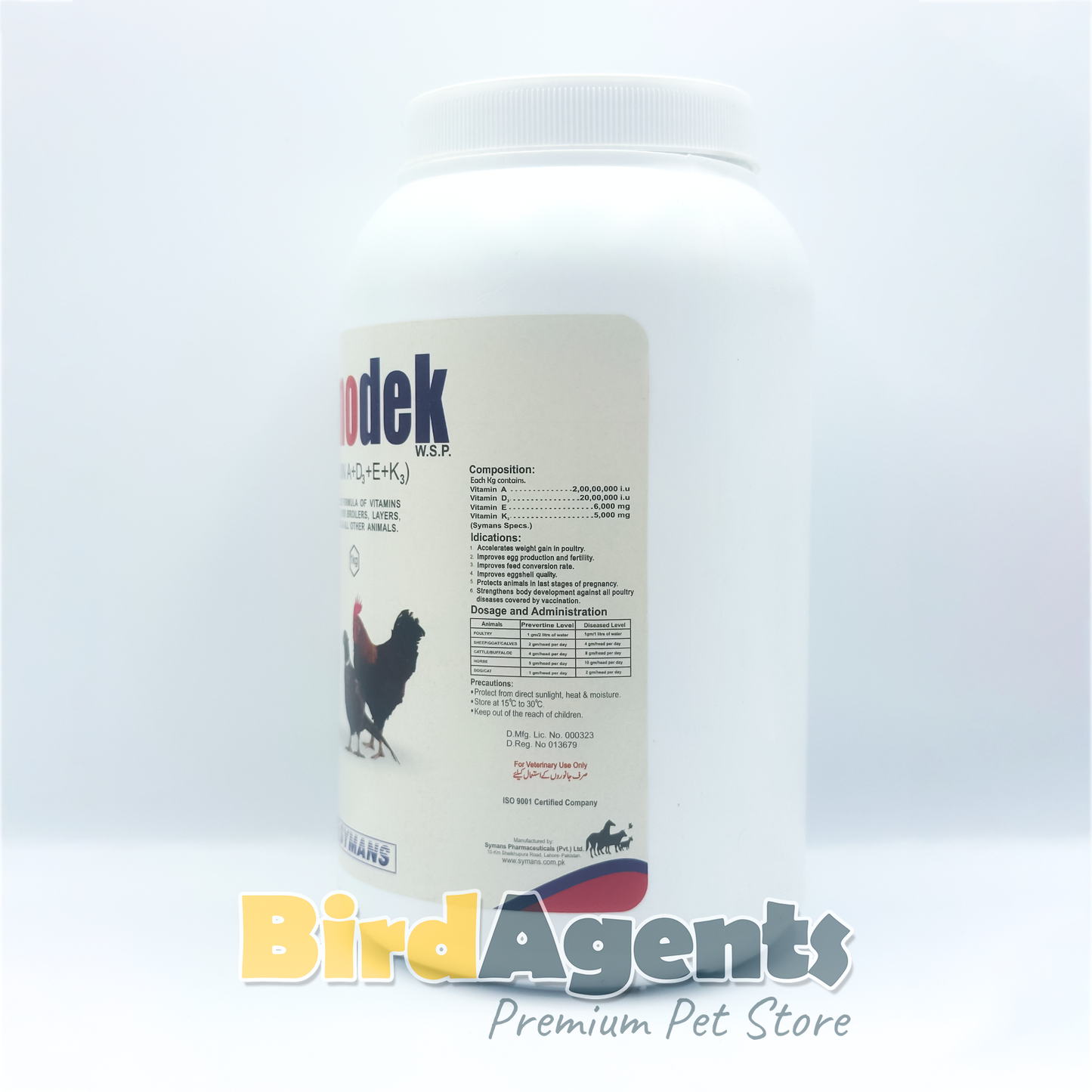 Symodek ADEK – Balanced Vitamin Formula for Birds & Animals