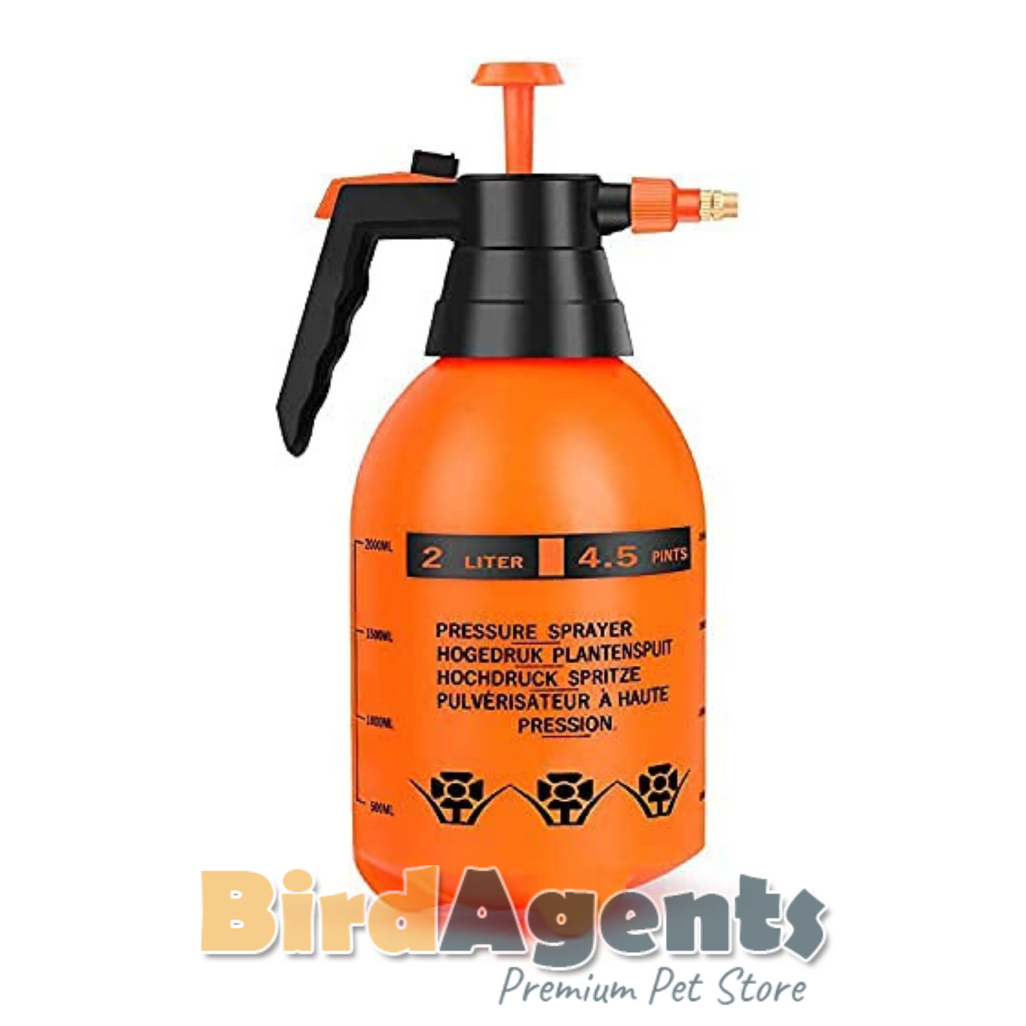 Pressure Spray Pump - Water Sprayer Bottle 2L