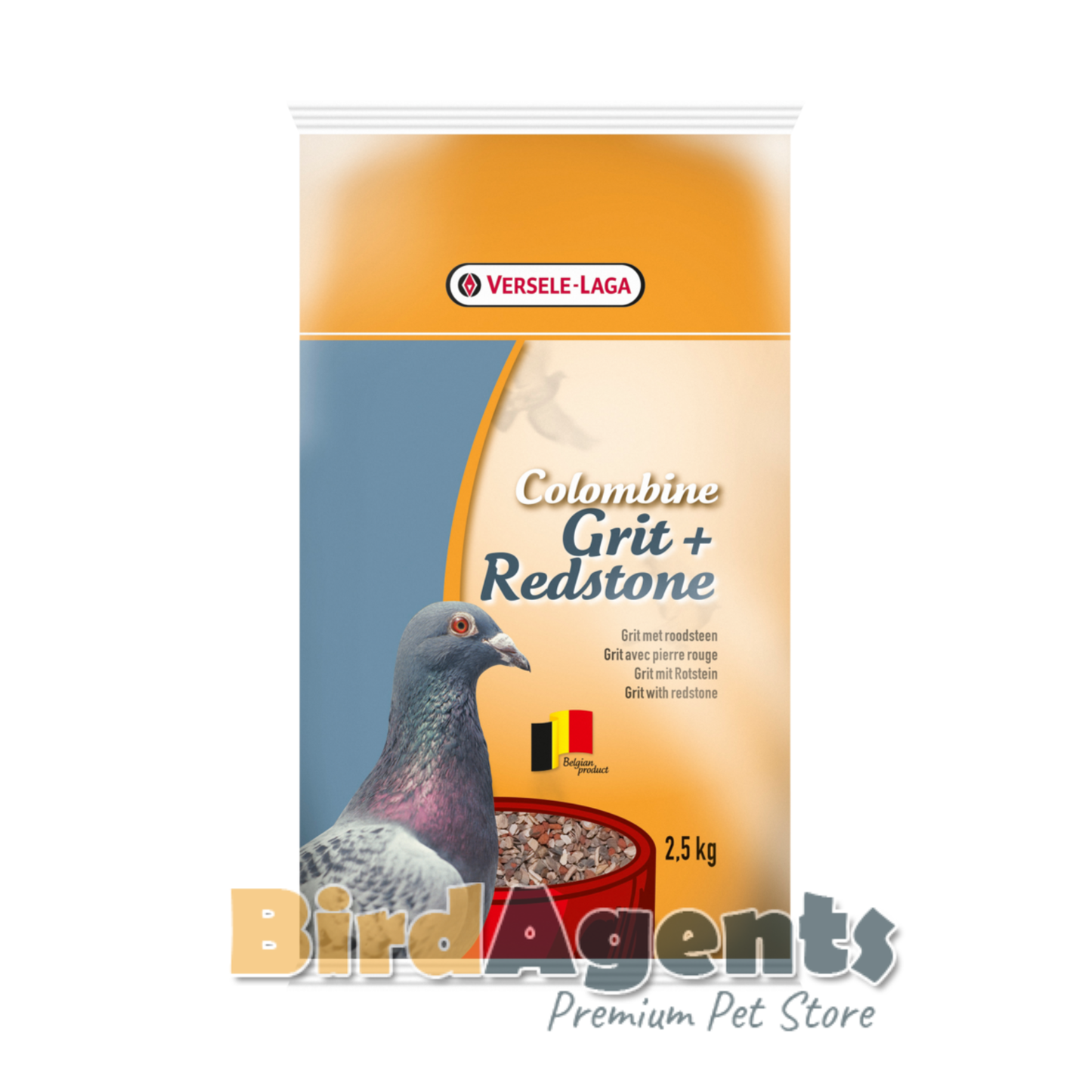 Colombine Grit + Redstone – Mineral Grit Mix for Pigeons