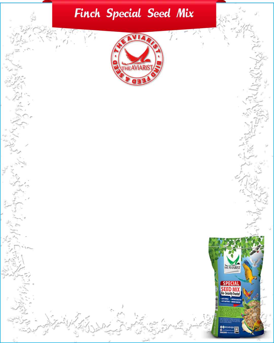 Finch Special Seed Mix - Bio-Security Treated Seeds