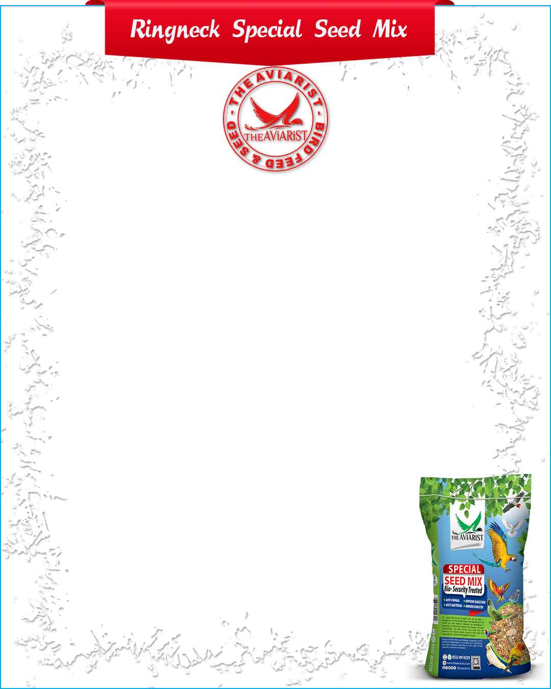 Ring Neck Special Seed Mix - Bio-Security Treated Seeds