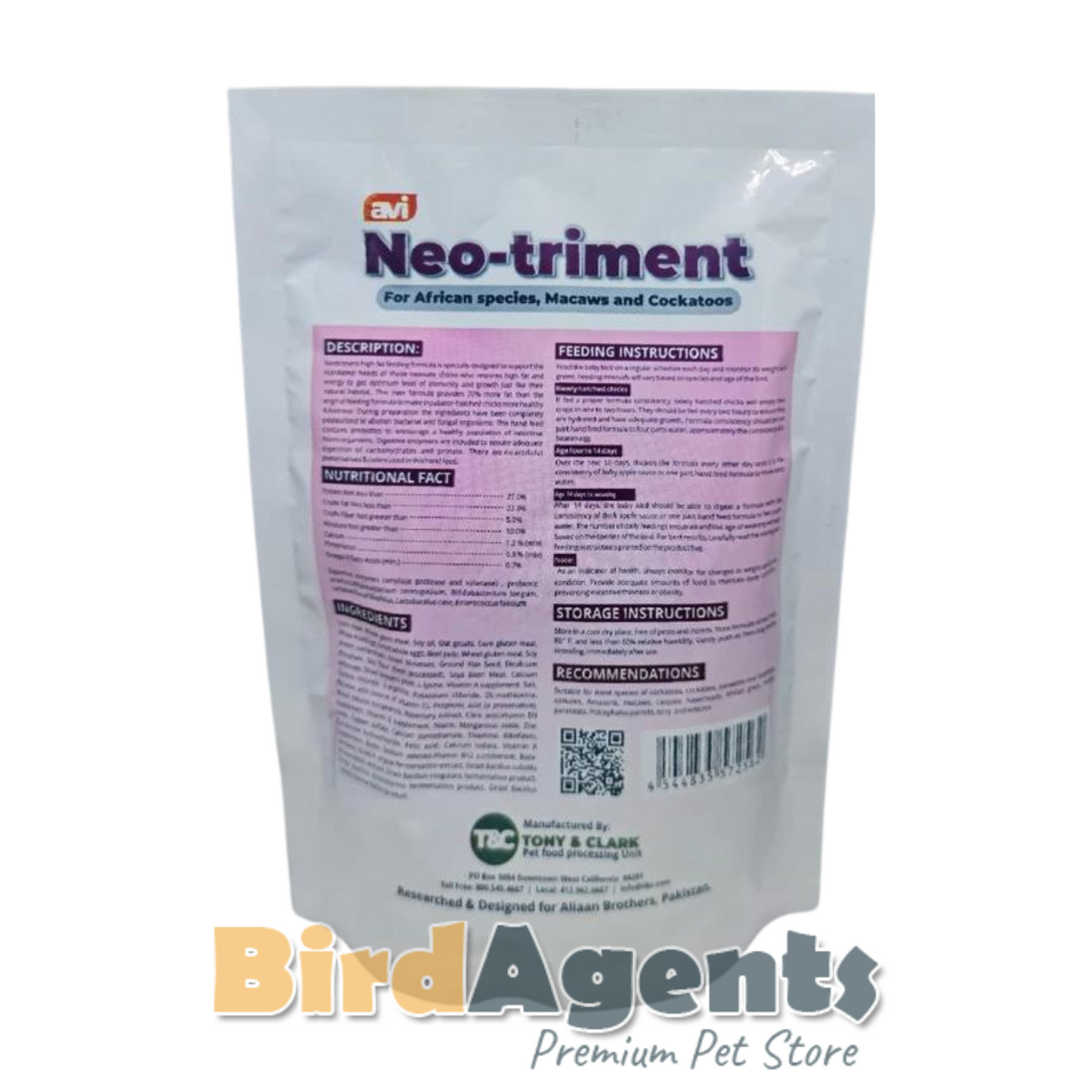 Avi Neo Triment - Hand Feeding Formula
