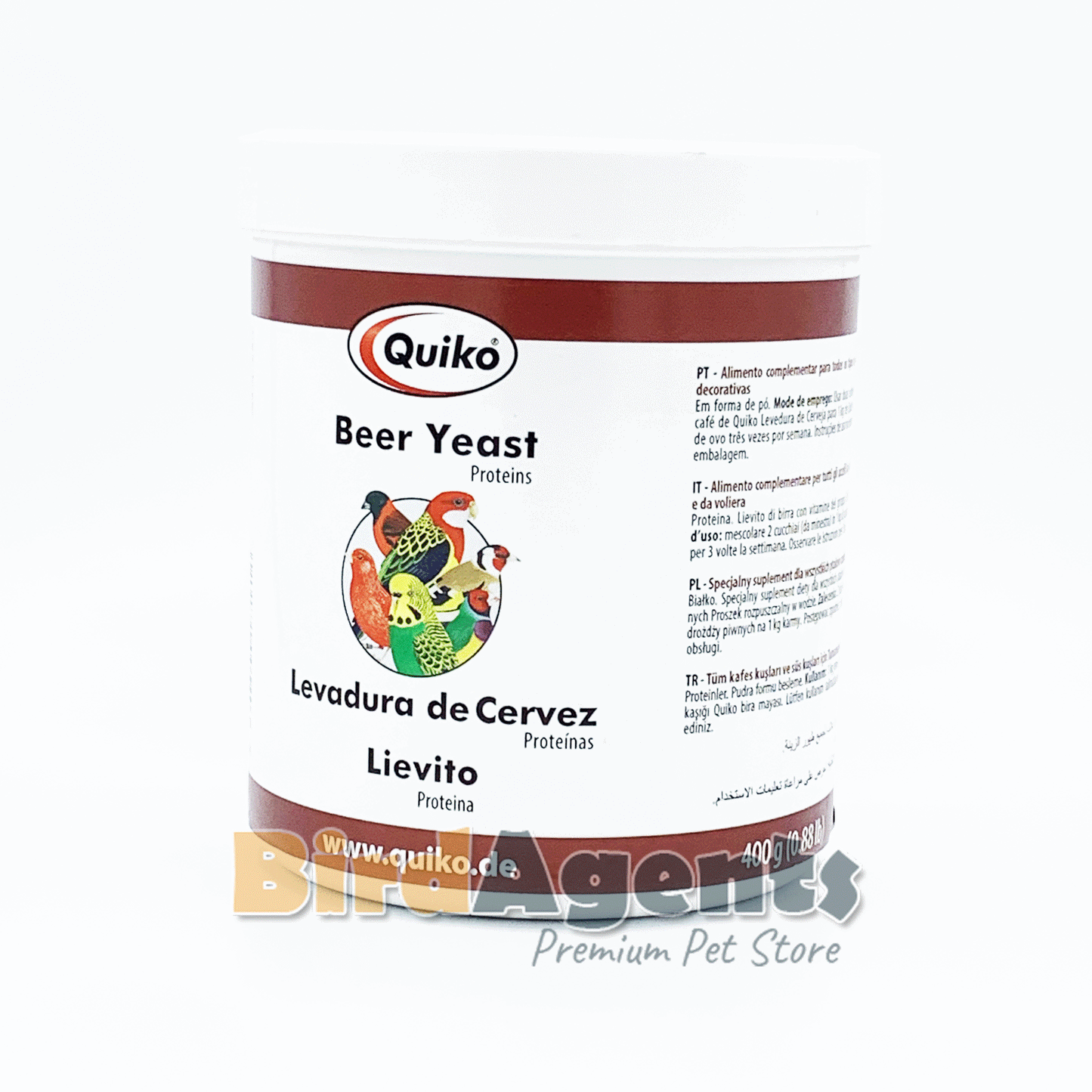 Quiko Brewer’s Yeast – Protein Rich Supplement for Ornamental Birds