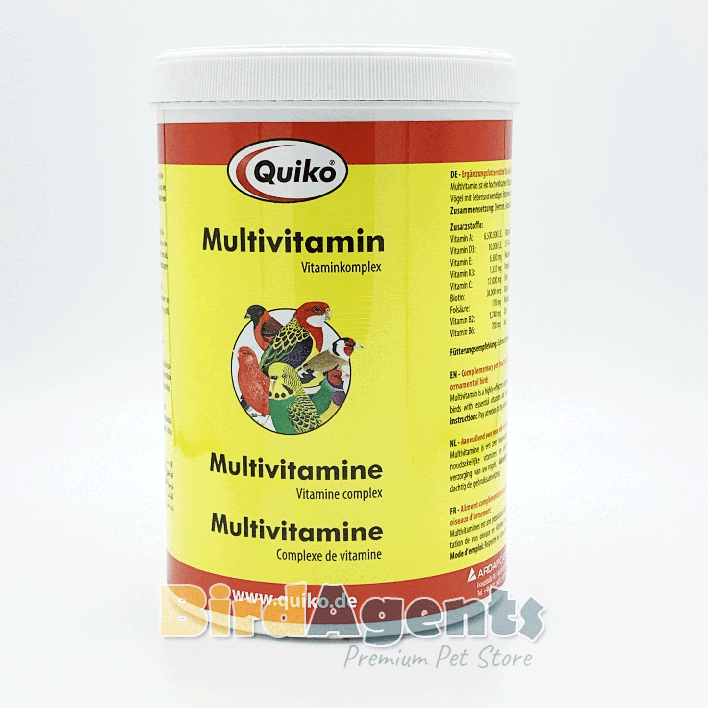 Quiko Multivitamin – Complete Vitamin Supplement for Ornamental Birds