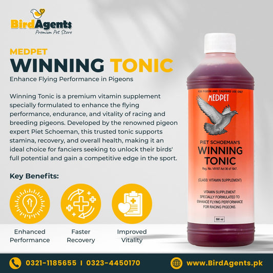 Winning Tonic - Enhance Flying Performance in Pigeons
