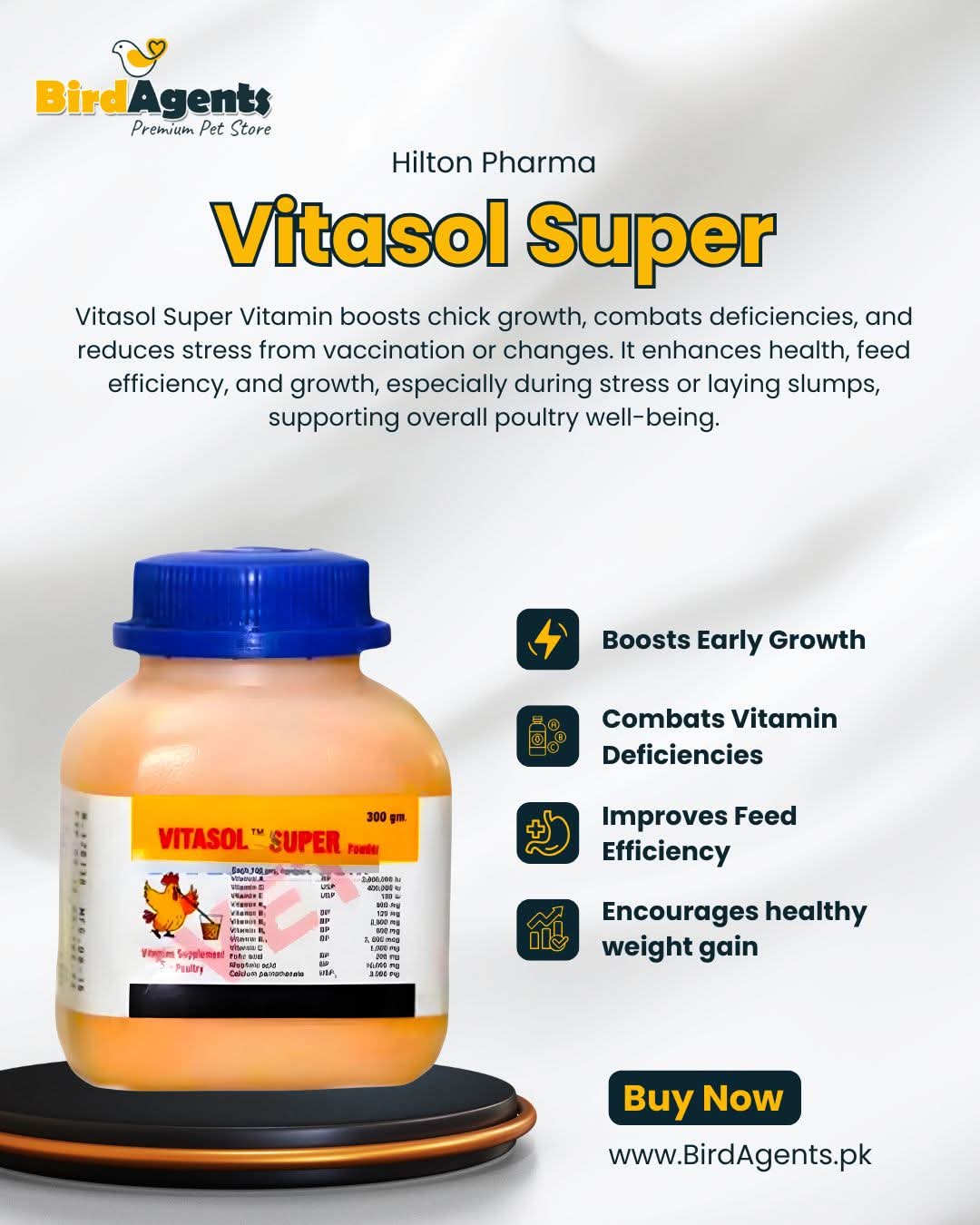 Vitasol Super – Multivitamin Supplement for Poultry