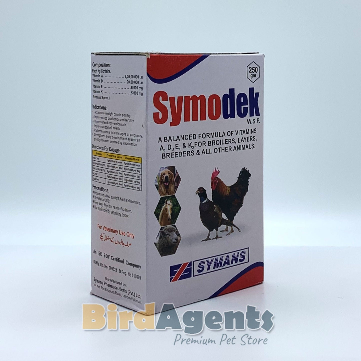 Symodek ADEK – Balanced Vitamin Formula for Birds & Animals