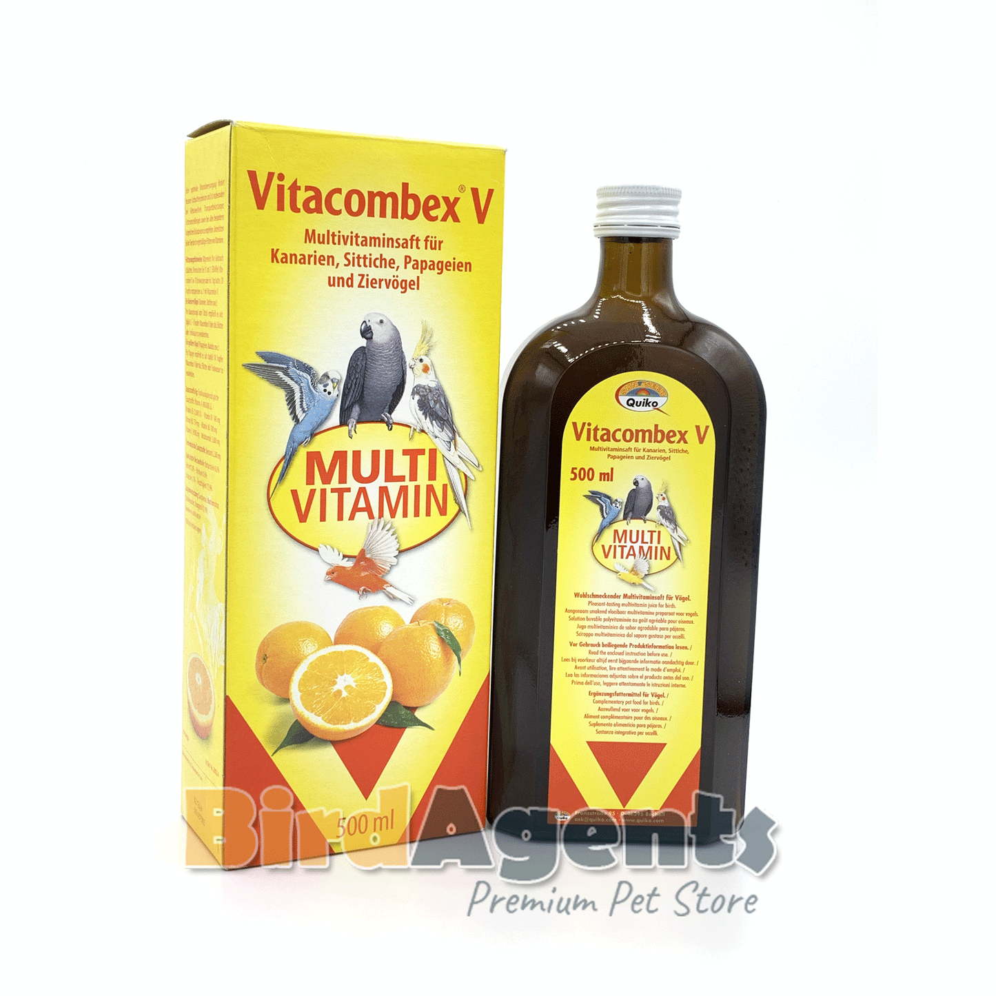 Quiko Vitacombex V – Multivitamin Juice for Pet Birds