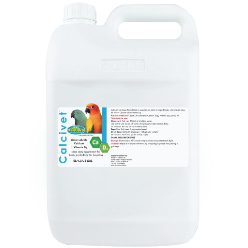 Calcivet – Liquid Calcium & Vitamin D3 Supplement for Birds