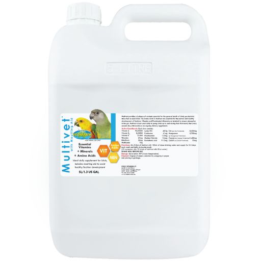 Multivet With Moulting Aid - Vitamin, Mineral & Amino Acid Supplement