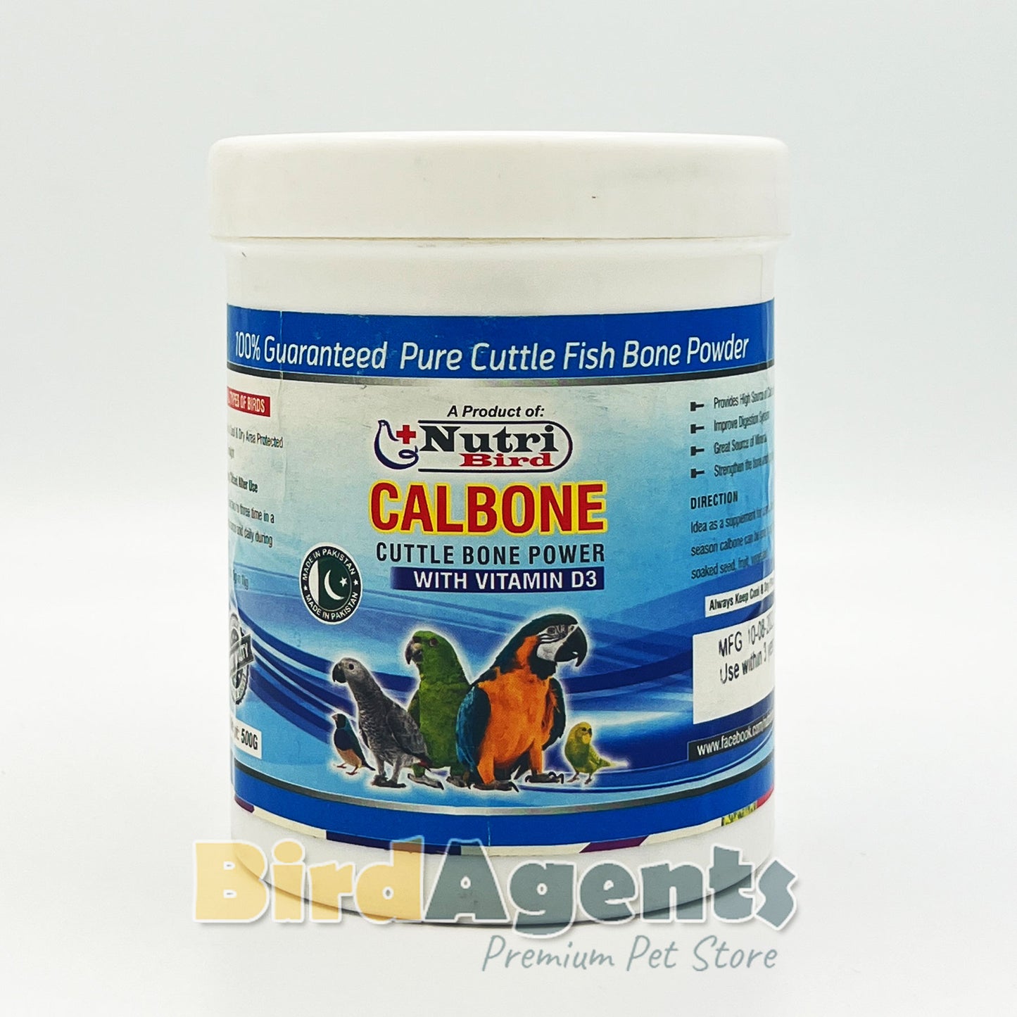 CALBONE - Cuttlefish Bone Powder with D3