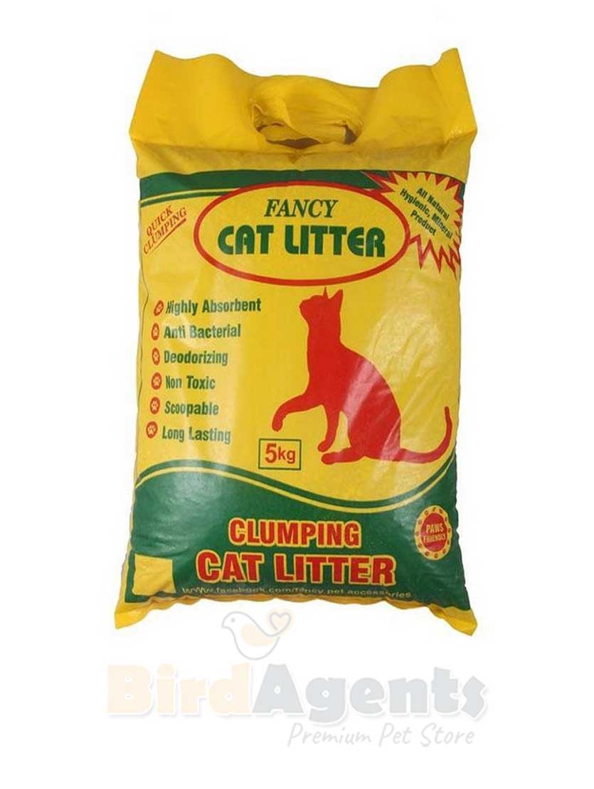 Fancy Clumping Cat Litter 5 Ltr BirdAgents.pk