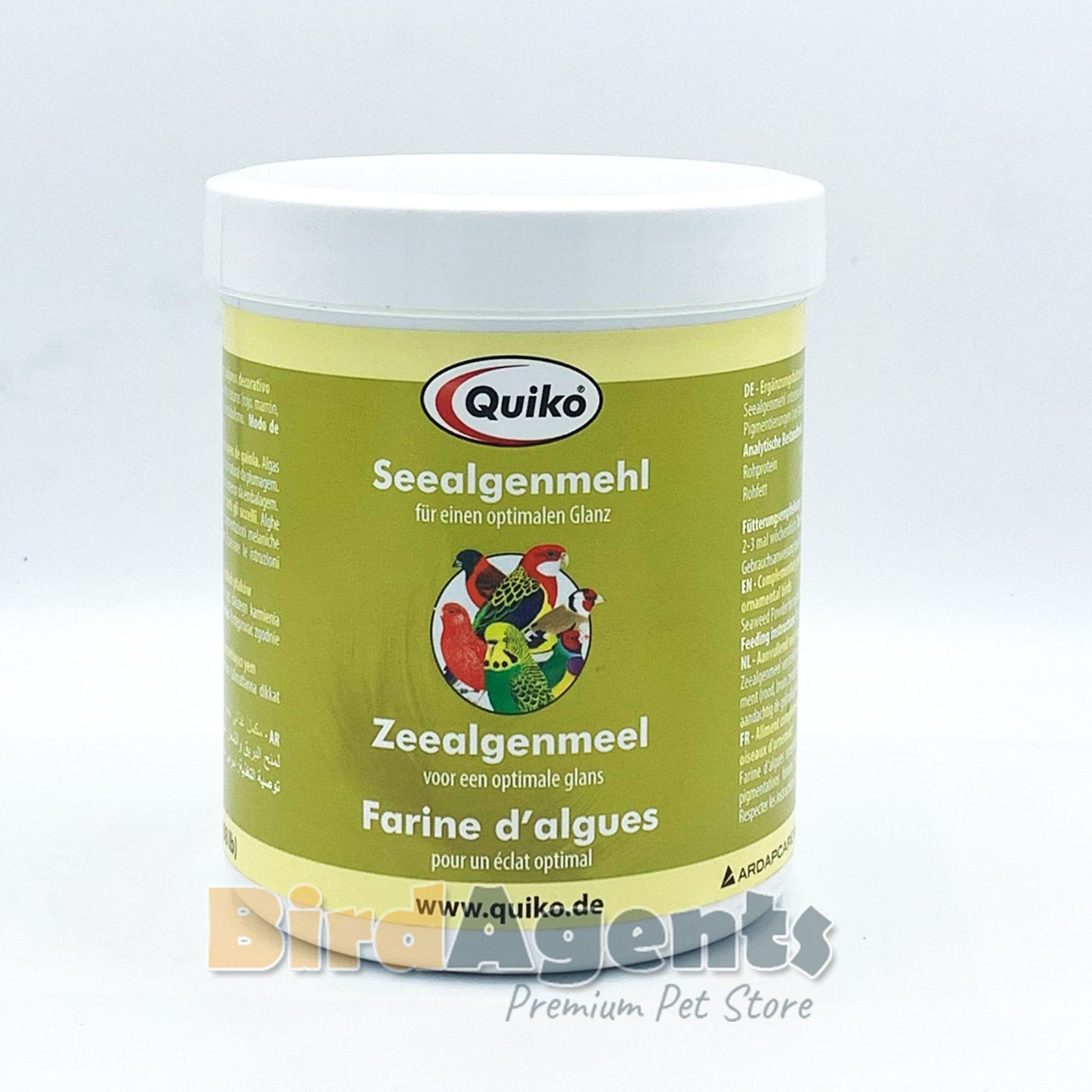 Quiko Seaweed Meal – Natural Pigmentation Support for Ornamental Birds