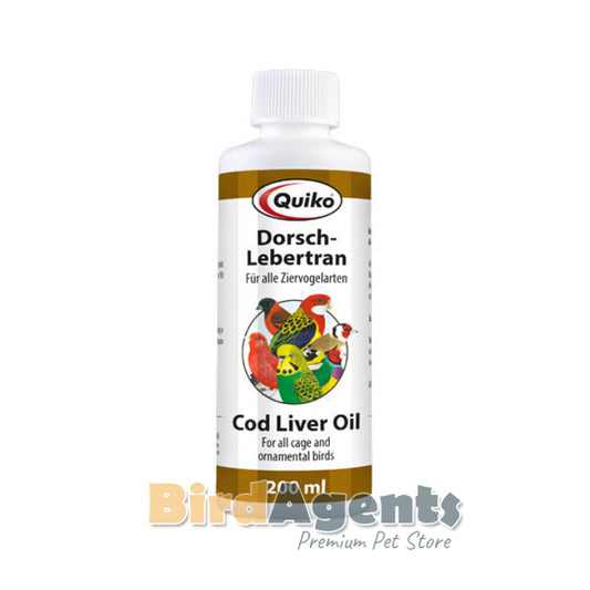 Quiko Cod Liver Oil – Vitamin-Rich Supplement for Ornamental Birds