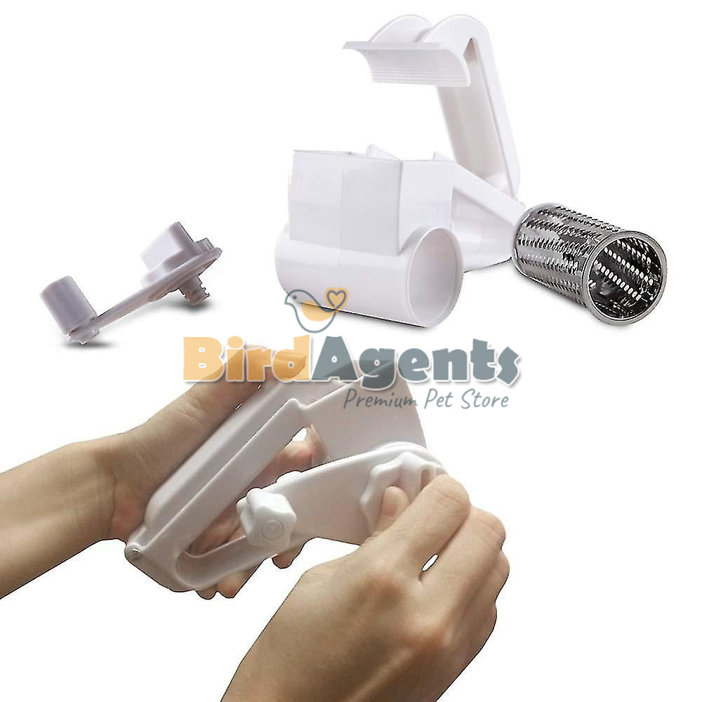 Handheld Rotary Grater - Egg Crusher