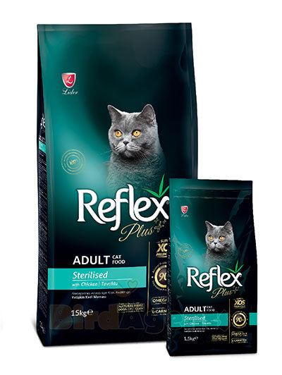 Reflex Plus Sterilised Adult Cat Food Chicken 1.5kg