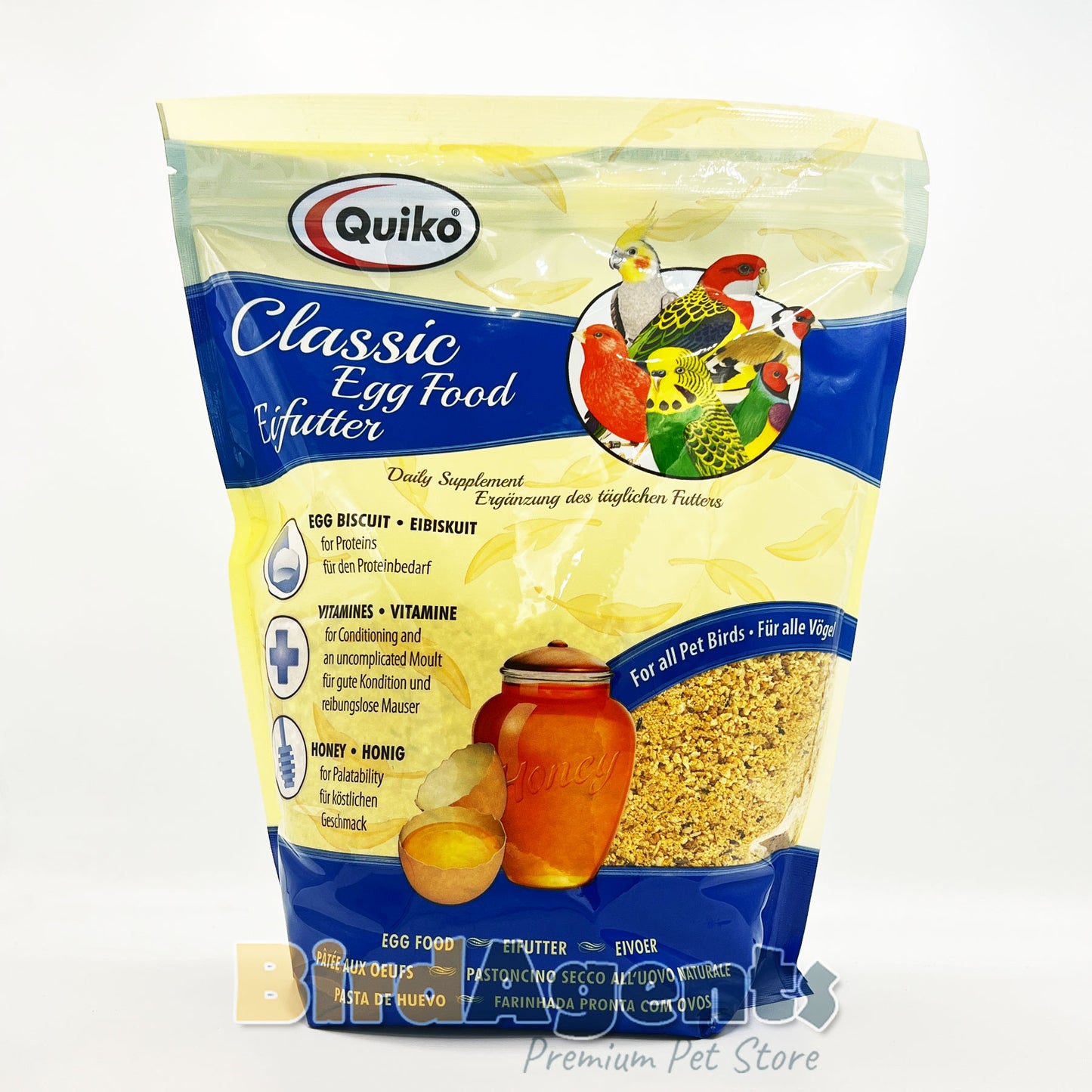 Quiko Classic Eggfood – Conditioning Feed for All Pet Birds