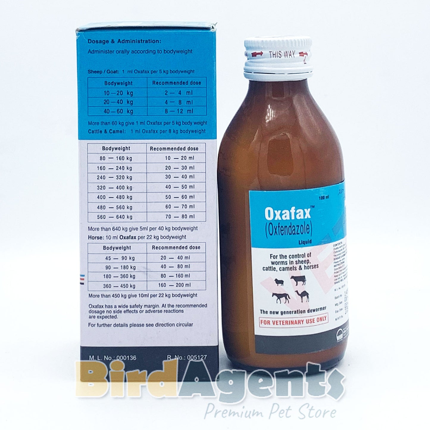 Oxafax Dewormer Drench - Powerful Anthelmintic Solution