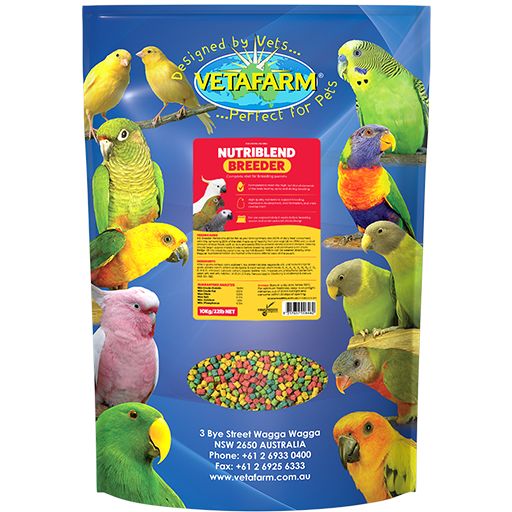 Nutriblend Breeder Pellets - Formulated diet for breeding birds
