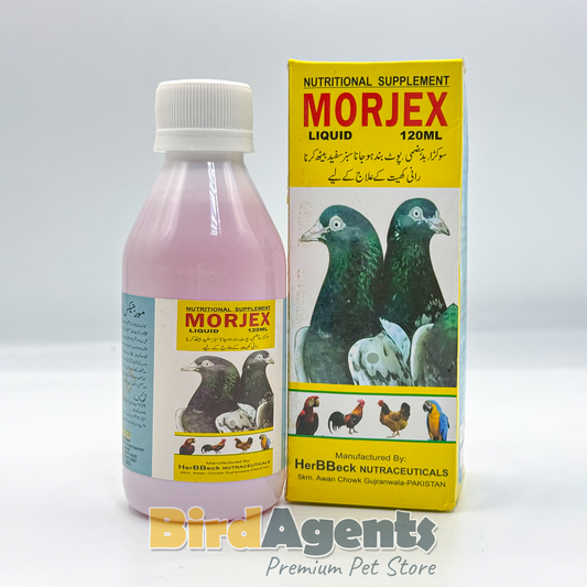 Morjex Liquid – Liver Detox & Digestive Health Supplement for Birds