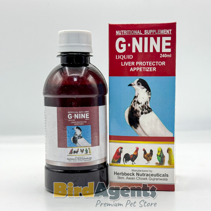G NINE Liquid – Advanced Liver Tonic & Appetizer for Birds