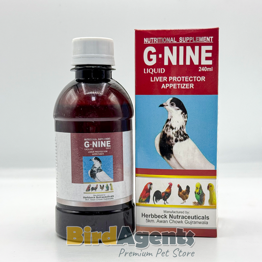 G NINE Liquid – Advanced Liver Tonic & Appetizer for Birds