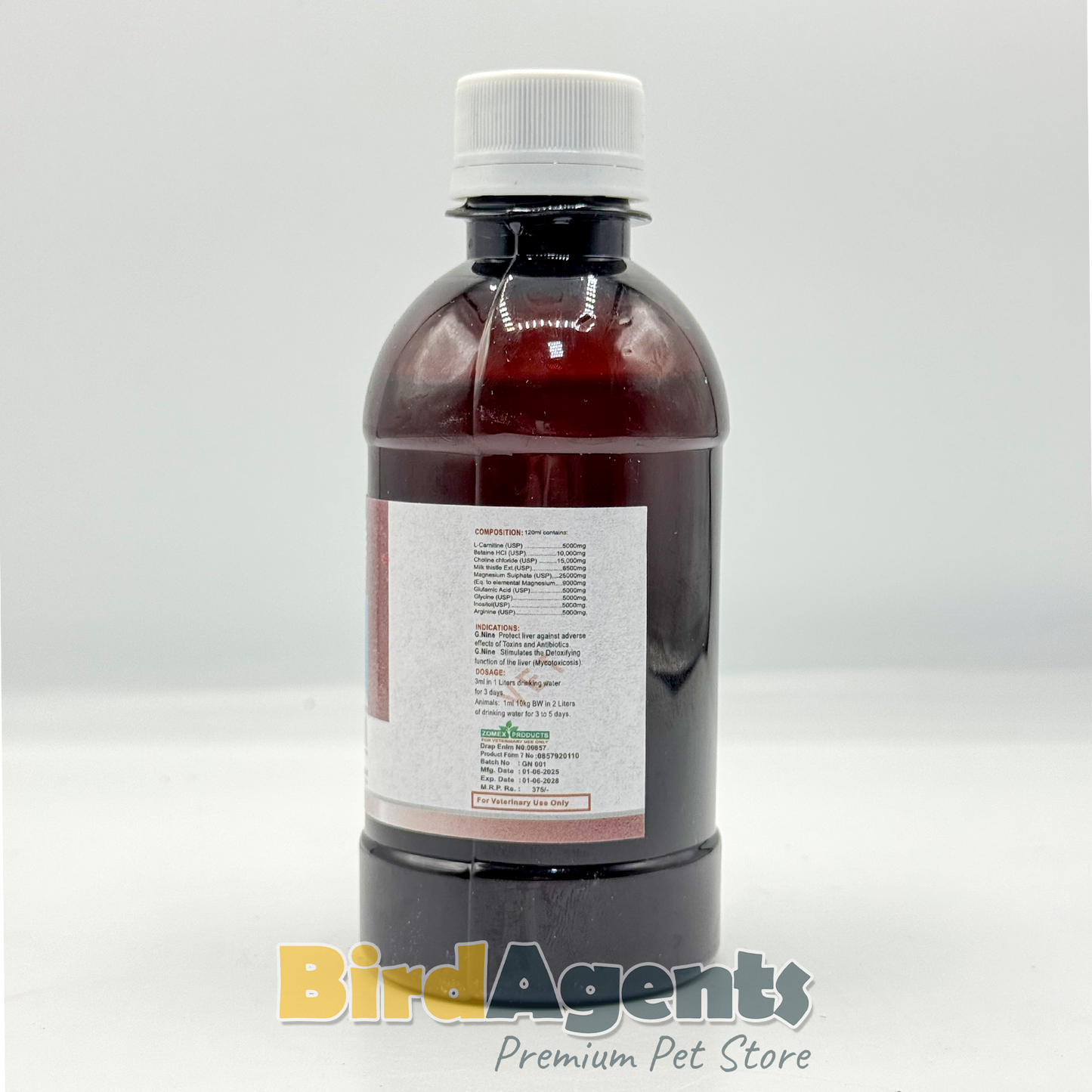 G NINE Liquid – Advanced Liver Tonic & Appetizer for Birds