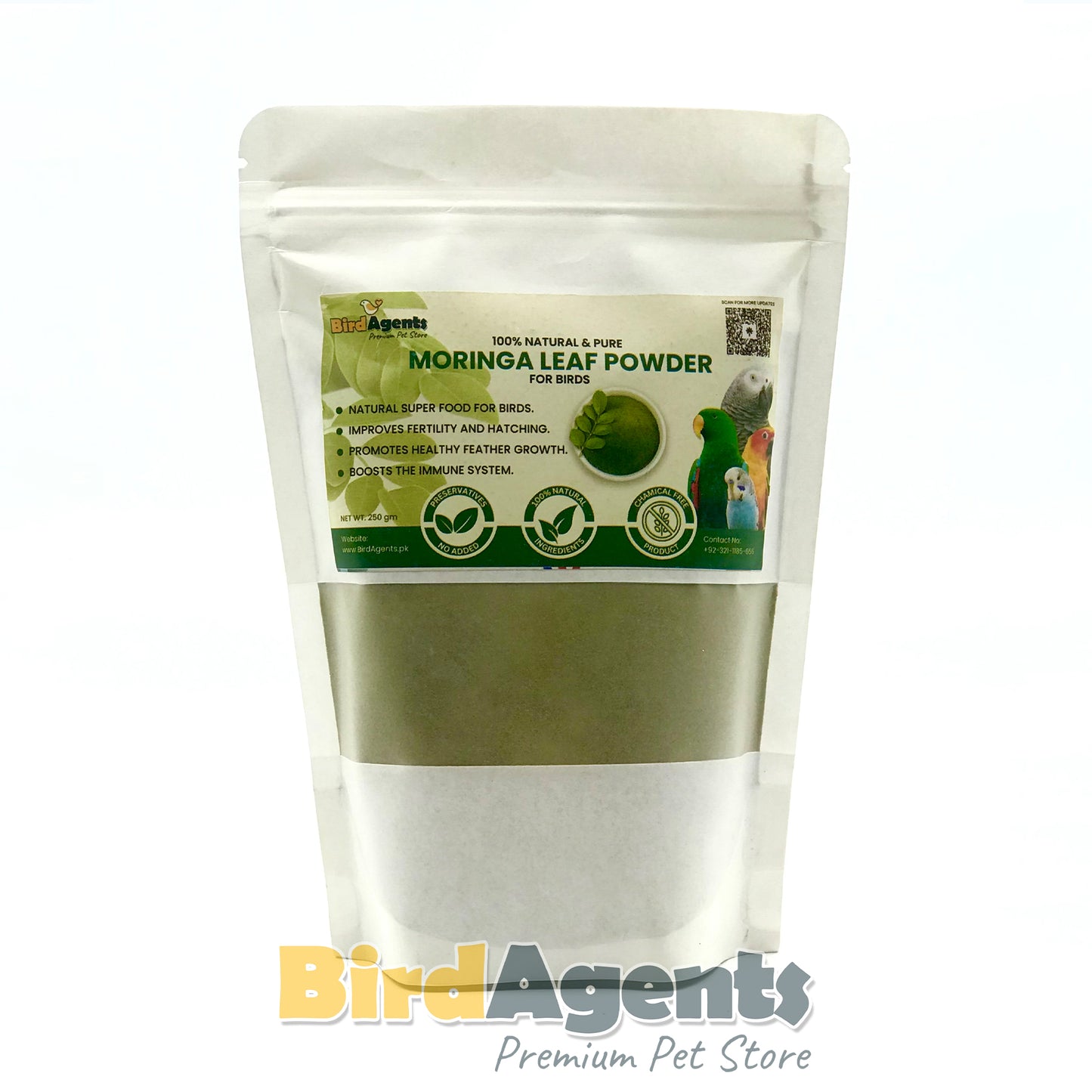 Moringa Leaf Powder - Natural Superfood For Birds
