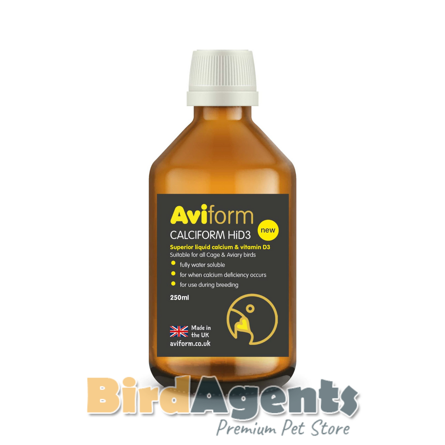 CALCIFORM HiD3 - Liquid Calcium for Cage & Aviary Birds